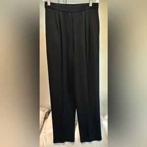 St. John Collection by Marie Gray Black Knit Wide Leg